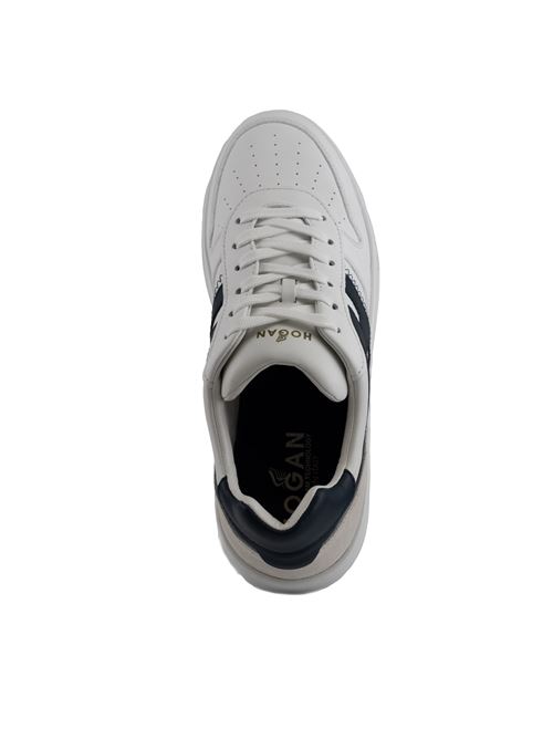 Sneakers h630 bianco blu HOGAN | HXM6300EU50 ODZ11G1